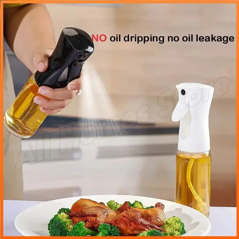 2PCS Oil Sprayer Bottle BBQ Baking Olive Oil Spray Roller Bottle Vinegar Oil Dispenser Salad 200/300/500ML Oil Cooking Bottle