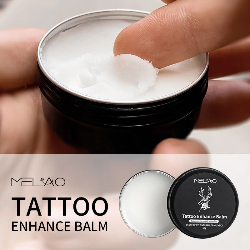 MELAO Ink Protect Color Enhancement Tattoo Healing Aftercare Balm Tattoo Moisturizer Cream Tattoo Enhance Balm With Shea Butter