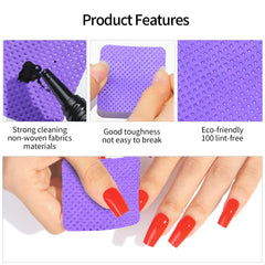 Lint-Free Nail Polish Remover Cotton Wipes UV Gel Tips Remover Cleaner Paper Pad Nails Polish Art Cleaning Manicure Tools