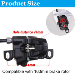 Original Shimano MT200 MTB Mountain Bike Hydraulic Disc Brake Left Front Right Rear 145CM Rotor RT56 RT54 RT26 RT30 HS1 G3 160MM