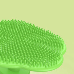 1Pc Baby Bath Brush Cute Infant Fetal Head Fat Cleaning Silicone Brush Newborn Soft Hair Comb Head Massager Baby Care Accessorie