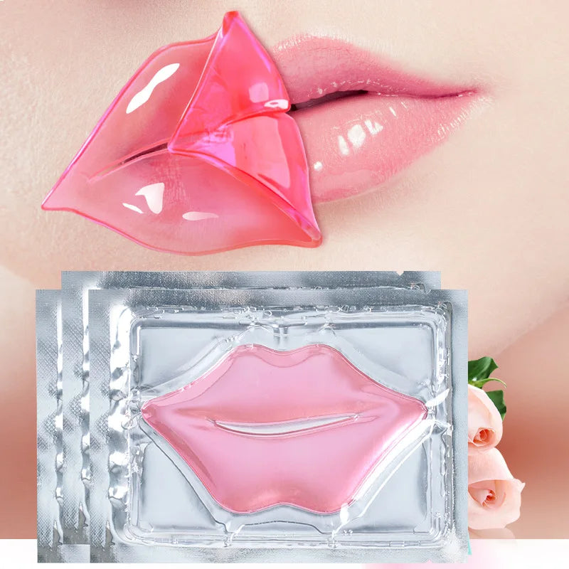 30PCS Collagen Crystal Lip Mask Gel Patches Moisturizing Hydrating Repair Lines Lips Plumper Pad Lip Care Enhancement Lip Mask