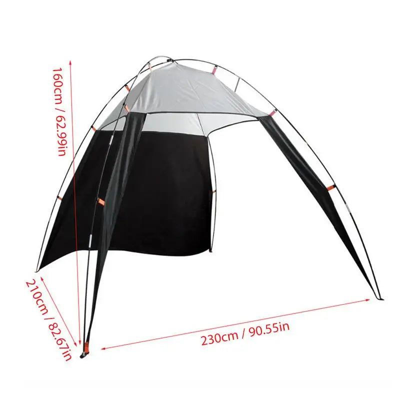 Outdoor Canopy Beach Shelter Sun Shade Tent Lightweight Anti-UV Waterproof Tent Sun Shade For Fishing Camping Picnic Travel