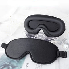 3D Memory Foam Silk Sleep Mask Soft Eye Patches Comfort Three Dimensiona Design Face Sleeping Mask Eyeshade Breathable Women Men