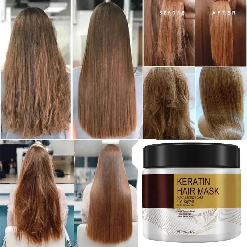 Hair Membrane Natural Repair Magical Hair Mask Prevent Dryness Split Ends Repair Damage Frizz Tangles Soft Smooth Hair Care