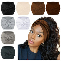 Hair Accessories Twisted Extra Large Thick Wide Headbands Turban Workout Headband Head Wraps for Women