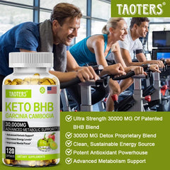 Keto Fat Burning Capsules Support Abdomen, Thighs and Arms, Improve Immunity & Suppress Appetite, Advanced Metabolism