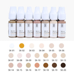 1pcs/pack 10ML Skin Colour Remodeling Tattoo Inks Permanent Makeup Tattoo Ink Stretch mark camouflage pigments Tattoo Supplies