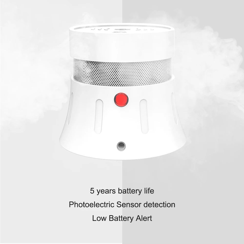 CPVAN Independent Smoke Detector Home Security Protection Fire Smoke Alarm Sensor Independence Firefighter Protect Equipment