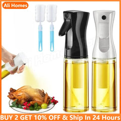 2PCS Oil Sprayer Bottle BBQ Baking Olive Oil Spray Roller Bottle Vinegar Oil Dispenser Salad 200/300/500ML Oil Cooking Bottle