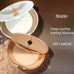 Flawless Pressed powder High-Quality Soft Focus Makeup Oil Control Lasting Women Cosmetics Light Skin Matte Natural Makeup