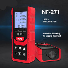 NF-271 Laser Distance Meter 40M 80M Rangefinder Tape Range Finder Measure Device Digital Ruler Test Tool