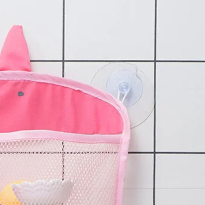 Baby Bath Toys Organizer Quick Dry Toddlers Mesh Net Bag for Bathroom Toy Storage Cartoon Shape Sand Beach Toys Storage Holder