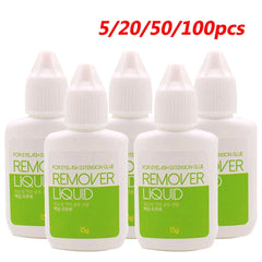 5/20/50/100pcs Liquid Remover for Eyelash Extensions Glue Original Korea False Lash Removal Liquid Beauty Health Makeup Tools