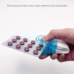 1PC Portable Pill Taker Medicine Storage Box Anti Pollution Pill Tablet Crusher for Personal Health Care