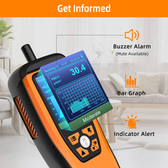 M2000 2nd Generation CO2 Meter Air Quality Monitor Air Analyzer PM2.5 PM10 HCHO Temp Humidity Data Export