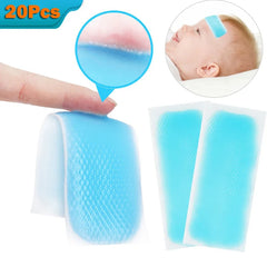 2/10/20Pcs Baby Cooling Patches for Fever Discomfort & Pain Relief, Kids Adults Cooling Relief Fever Reducer Sticker for Summer