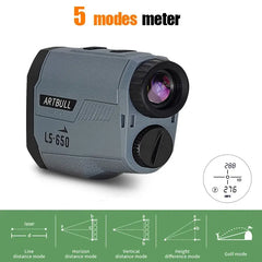 Golf Laser Rangefinder 1000M 650M Telescope with Flag-Lock Slope Pin Distance Meter for Hunting Monocular