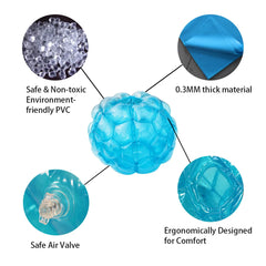 60cm 90cm Zorb Ball PVC Blue/Red Inflatable Bubble Soccer Zorb Ball/Pump for Children Adult Family Outdoor Game Sports Toy Ball