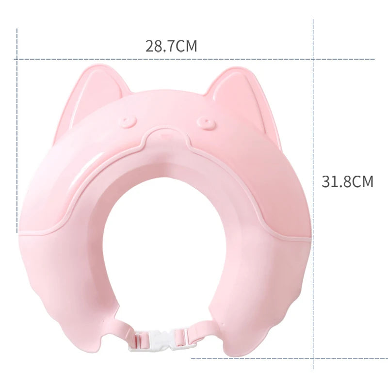 Baby Shampoo Cap Adjustable Childrens Shower Hat Waterproof Kids Bath Visor Cute Infant Wash Hair Shield Cap for Eye Protection