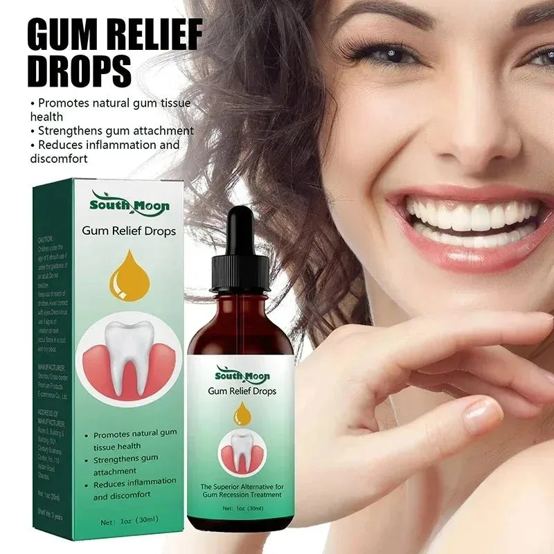 Quickly Gum Repair Serum Drops Relieve Receding Gum Periodontal Blistering Care Teeth Whiten Remove Toothache