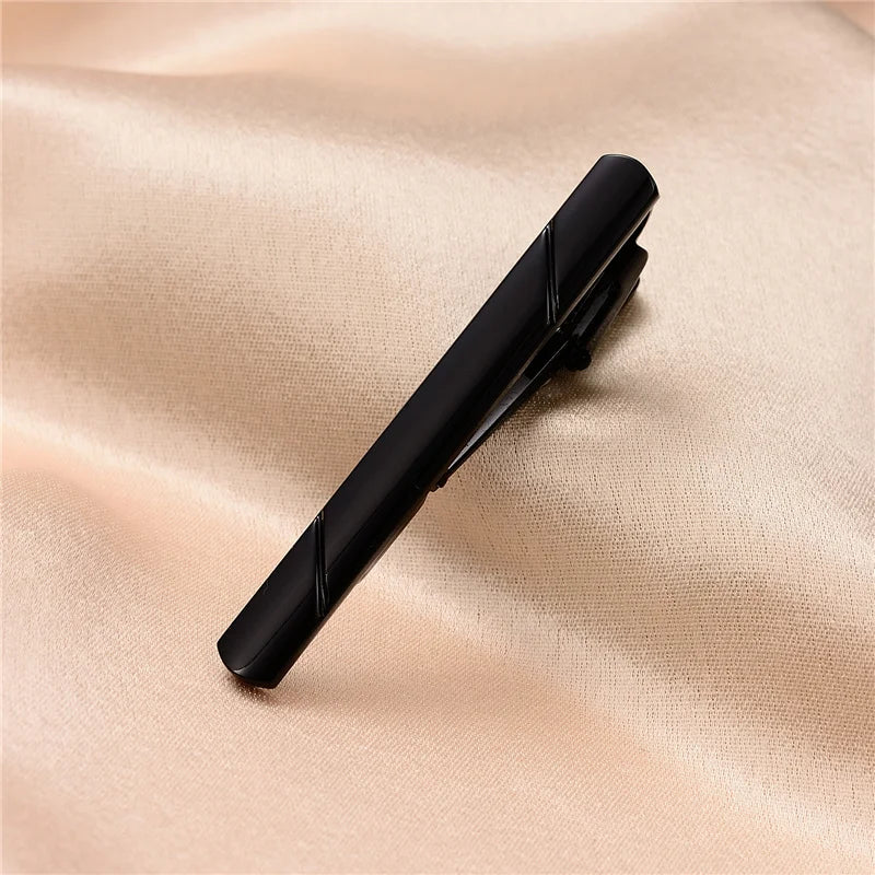 Minimalist Tie Clip For Men Tie Clip To Man Shirt Business Party Gift Box Jewelry Men's Cuff Luxury Man Fashion Cufflinks Lawyer