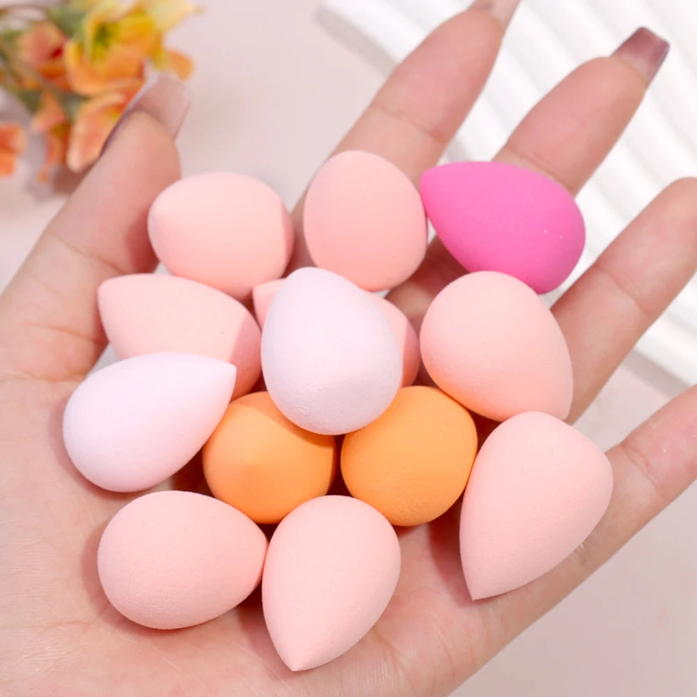 100/4pcs Mini Makeup Sponge Beauty Egg Cosmetic Puff Set Soft Foundation Sponges Powder Puff Women Make Up Accessories Tools