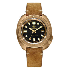 ADDIESDIVE Top brand CUSN8 Bronze Case Men Watch C3 Super Luminous Sapphire Crystal 20Bar waterproof Automatic Mechanical Watch