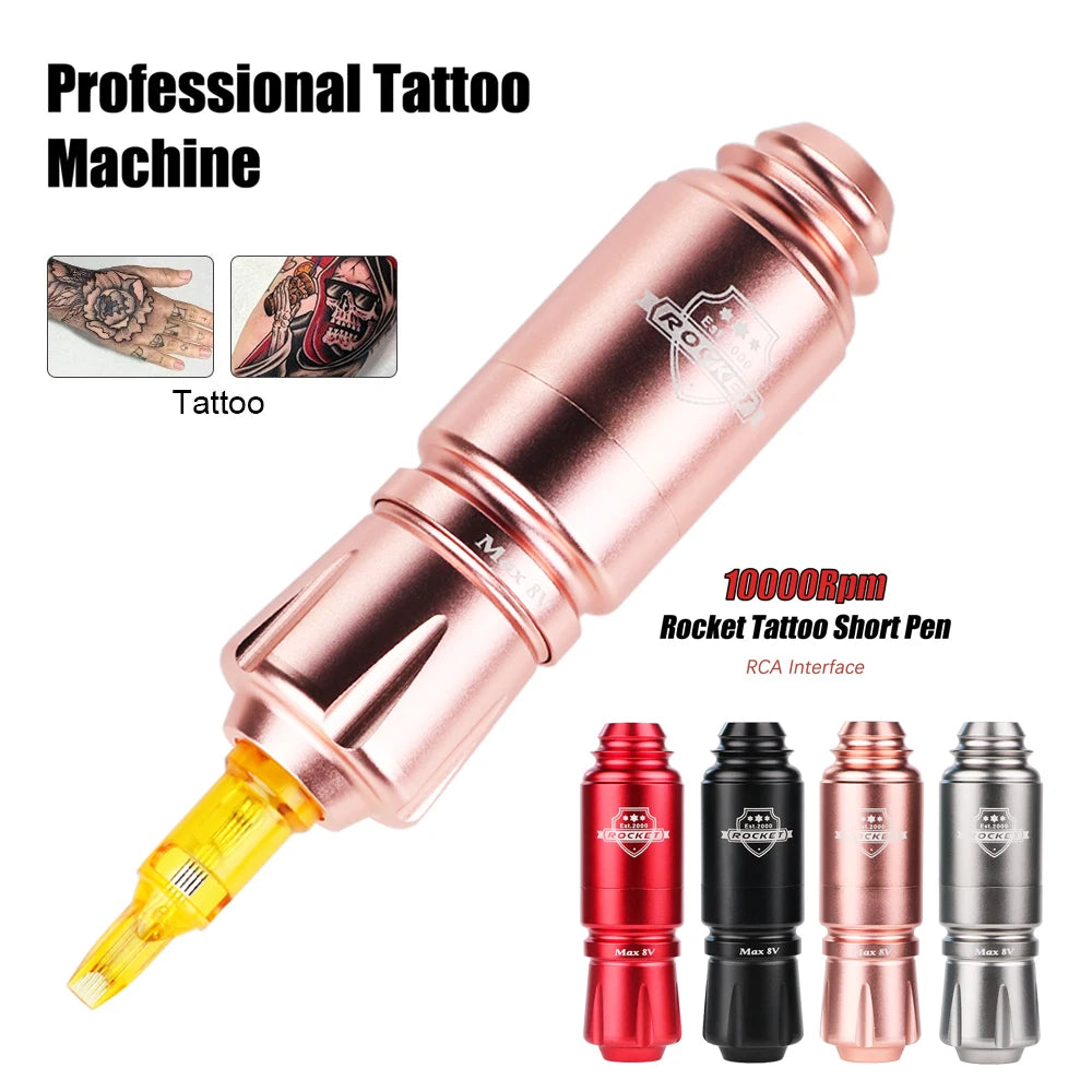 Wireless Tattoo Kit Complete Secant Fog Tattoo Machine with 1300mAh LED Cordless Tattoo Power Supply Battery Rocket Tattoo Set