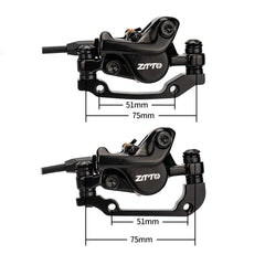 ZTTO MTB Hydraulic Disc Brake 2 Piston Lightweight XC Trail Calipers Original Metal Pads Oil Pressure Rotor M6100 M8100 G55