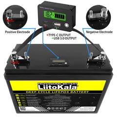 New LiitoKala 12.8V 180AH LiFePO4 Battery pack 12V Lithium Iron Phosphate Batteries 4000 Cycles Touring car Solar Wind Tax Free