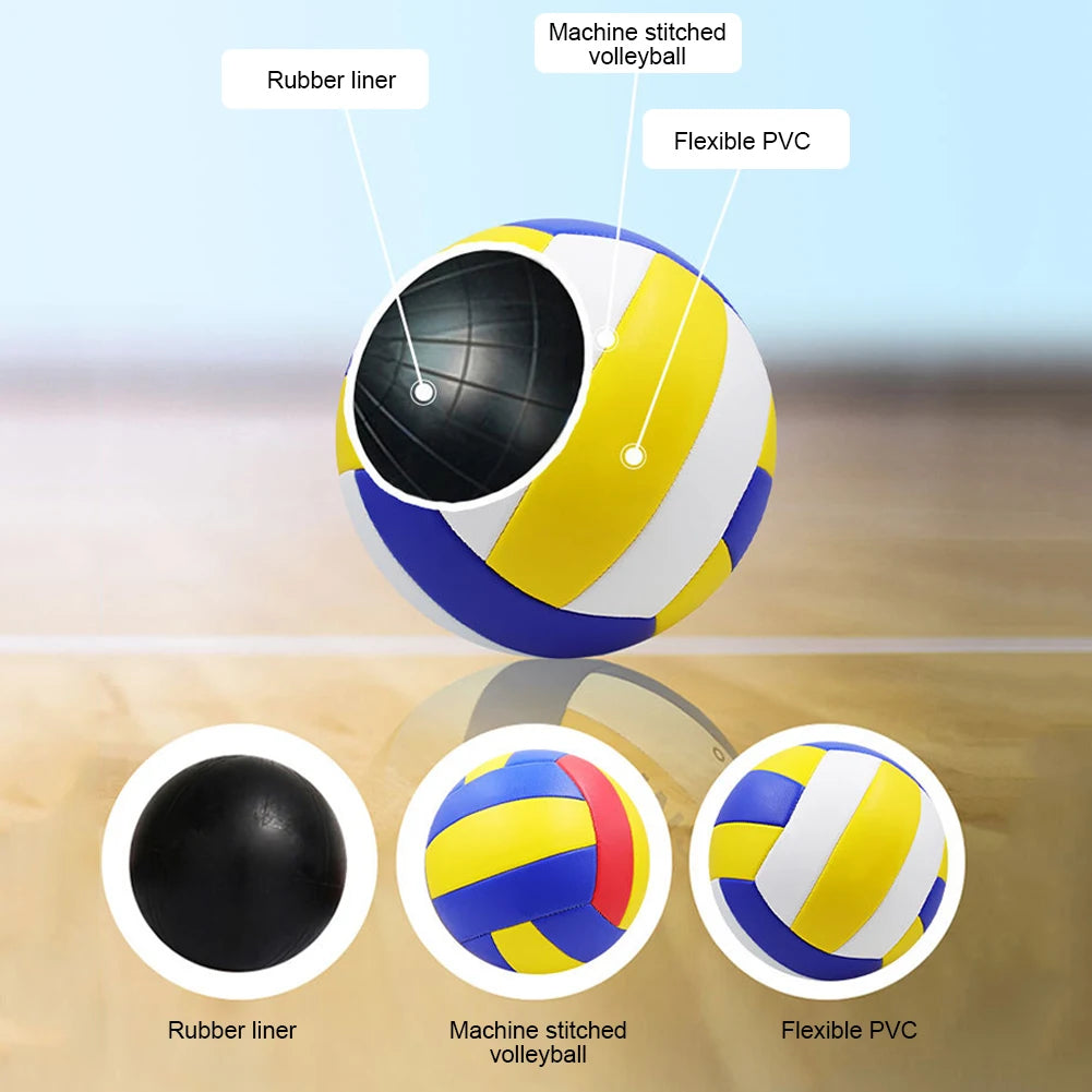 Size 5 Volleyball Professional Competition Volleyball Waterproof Sports Training Ball Recreational Volleyball for Gym Beach