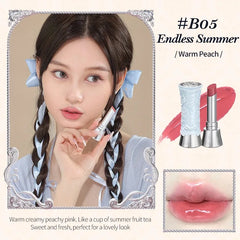 Flower Knows Swan Ballet Solid Lip Glaze Mirror Lipstick Vegan Profesional Lipgloss Moisturizing Korean Lip Stick