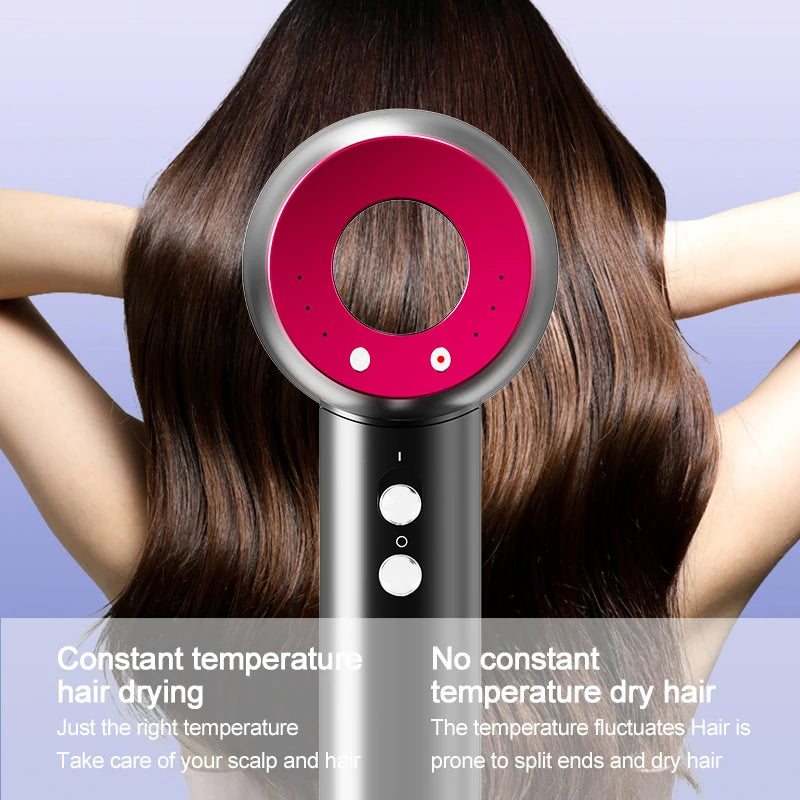 Professional Hair Dryer with Nozzle for Dyson  Negative Ionic High Speed Blow Dryer hair styling appliances