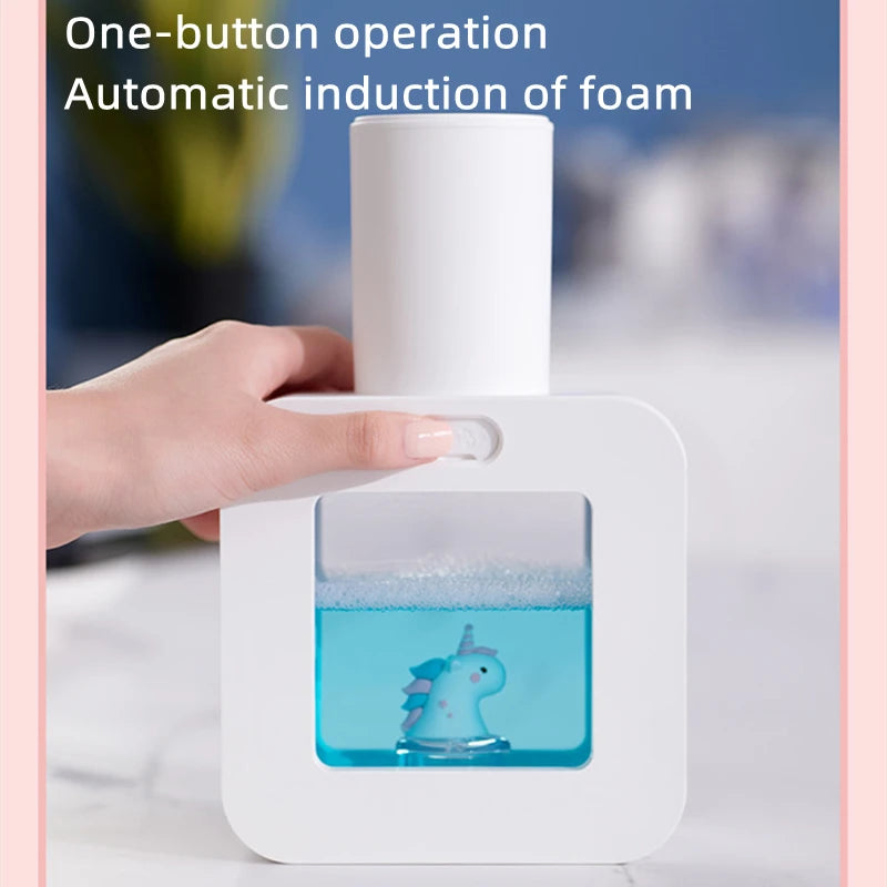 New Automatic Soap Dispenser Cute Pet Contact Free Hand Sanitizer USB Charging 400ml Liquid Dispensers Wash Handtizer Personal