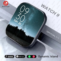 2024 AMOLED 2.05" HD Screen Smart Watch Women Series 8 Custom Dial 500+ Wireless Charging Men Smartwatch For Apple Watch IW9 IW8