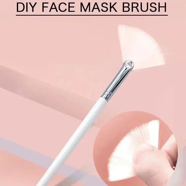 DIY Face Mask Brush Set Soft Applicator Brushes Makeup Tools Includes Soft Fan Facial Brushes Acid Applicator Brush