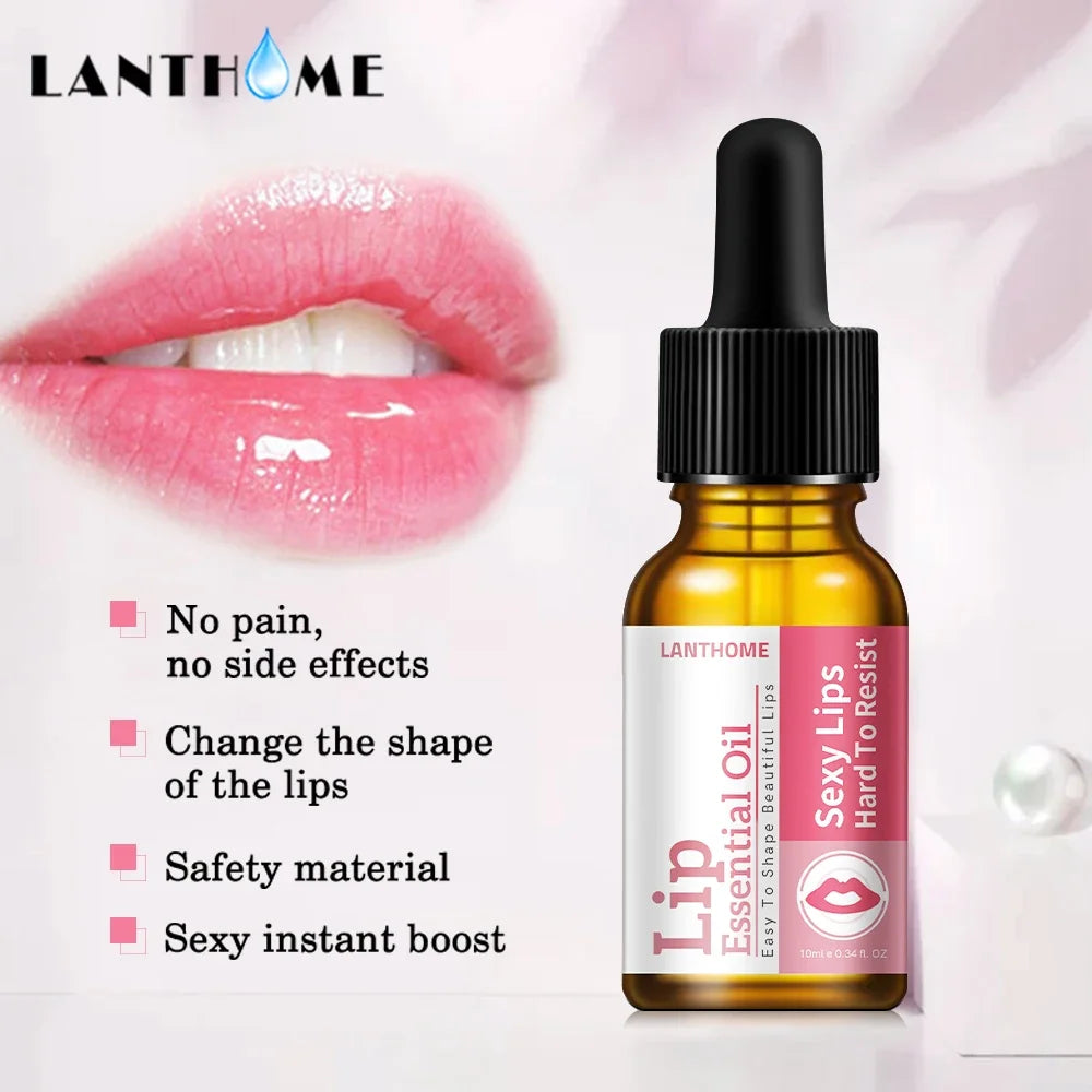 Instant Lip Plumper Serum Lip Plumping Oil Long Lasting Moisturizing Essence Removal Dead Skin Reduce Fine Lines Gloss Lip Care