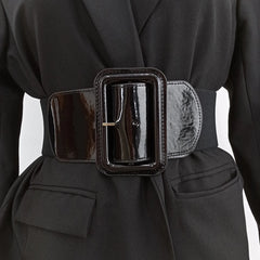 Plus Size Black Stretch Cummerbunds Female Wide Black Corset Belt Big Dress Red Waistband Designer Belts For Women White