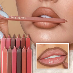 Matte Velvet Red Nude Lipliner Lipsticks Pen 12 Colors Natural Outline Lip Tint Contour Pencil Long Lasting Non Stick Cosmetics