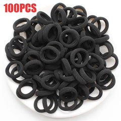 100/300/500 pcs Girls Colorful Elastic Hair Bands Ponytail Hold Hair Tie Rubber Bands Scrunchie Hair Accessories Bands for Girls