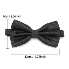 Men Bowties Solid Color Butterfly Wedding Necktie for Boys Girls Candy Bowknot Accessories Plaids Multicolor Adjust Neck Bow Tie