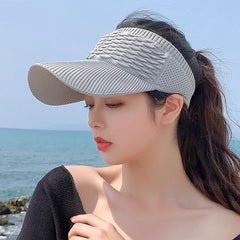 Summer Visor UV Protection Sun Hats For Women Foldable Sun Hat Visor Suncreen Floppy Cap Female Outdoor Casual Caps Gorras