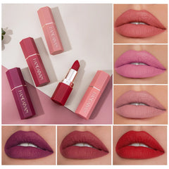 1pc matte lipstick, multi-colour, non fading, matte, long-lasting lipstick 6 colors available