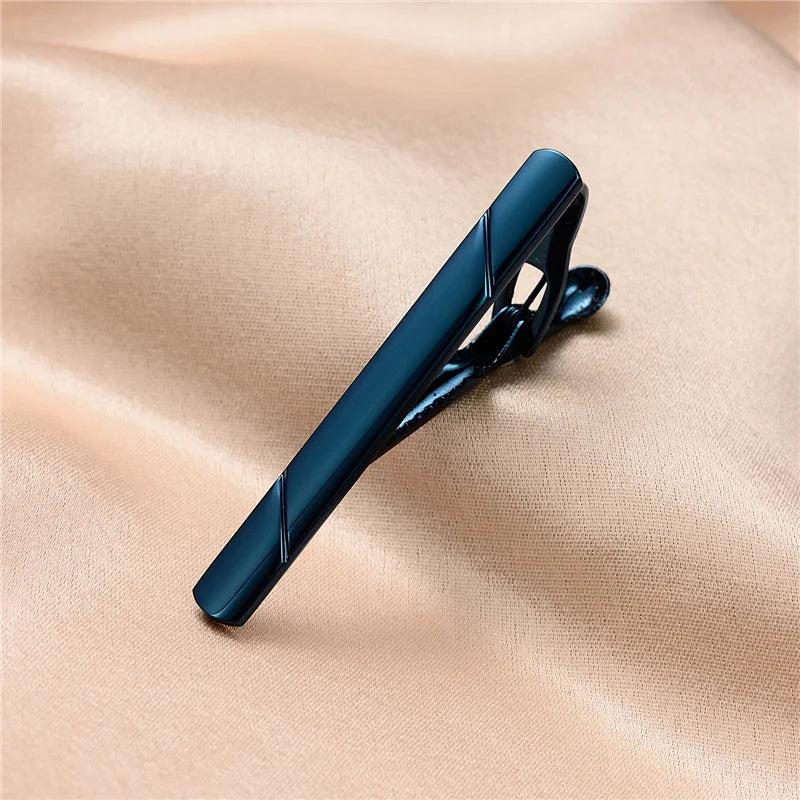 Minimalist Tie Clip For Men Tie Clip To Man Shirt Business Party Gift Box Jewelry Men's Cuff Luxury Man Fashion Cufflinks Lawyer