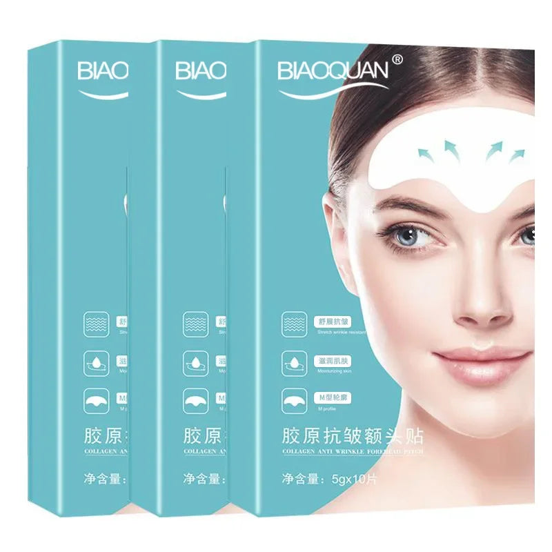 Anti-wrinkle Forehead Line Removal Gel Patch Firming Mask Frown Treatment Stickers Anti-aging Moisturizng Face Skin Care