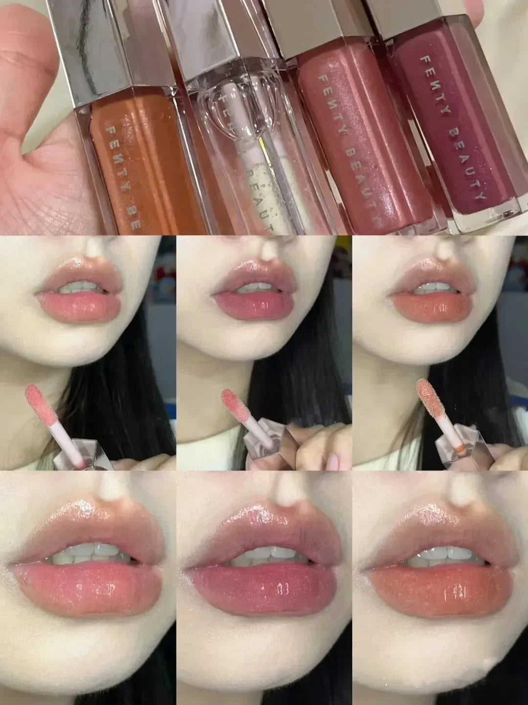 6 Colors Mirror Pearl Lip Gloss Waterproof Long-lasting Moisturizing Lipstick High Gloss Lip Gloss Korean Makeup Cosmetics