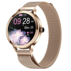 Fashion Women Smart Watch NX7 Ultra Clear AMOLED Screen Heart Rate Health Monitoring Bluetooth Call Lady Female Smartwatch