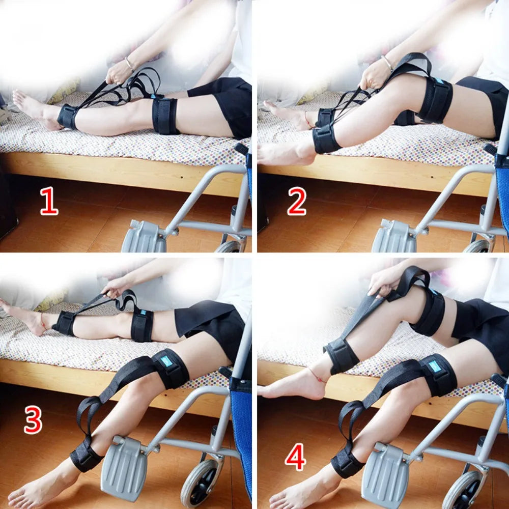 Medical Leg Lifter Strap Assist Physical Therapy Elderly Leg Lifter Strap Mobility Tool Disability Surgery Rehabilitation Straps