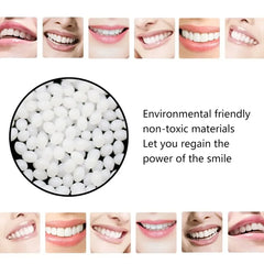 Temporary Tooth Repair Beads Missing Broken Teeth Dental Tooth Filling Material Food Grade FalseTeeth Solid Glue Denture